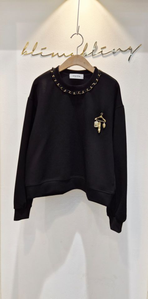BLING BLING-S東大門㊣實拍女士新款推薦時尚休閑職業衛衣BLING BLING-S衛衣圖色1