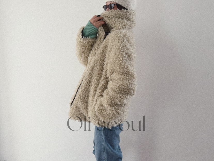 OLI SEOUL韓國代購㊣女裝新款人氣熱賣職業推薦時尚25秋冬夾克OLI SEOUL夾克