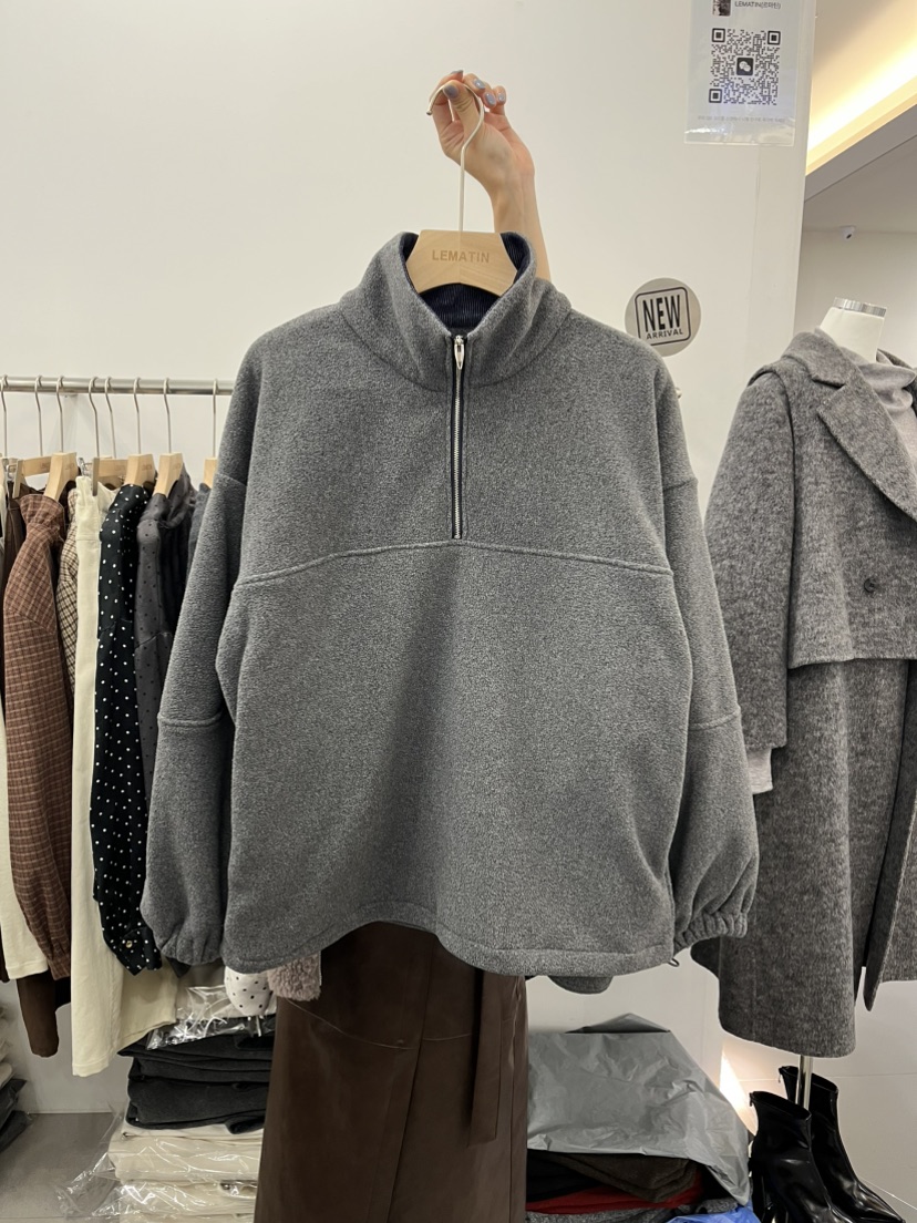LEMATIN韓國代購㊣女裝新品人氣推薦休閑25秋冬職業熱賣衛衣LEMATIN衛衣