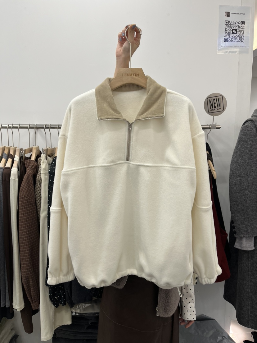 LEMATIN韓國代購㊣女裝新品人氣推薦休閑25秋冬職業熱賣衛衣LEMATIN衛衣圖色2