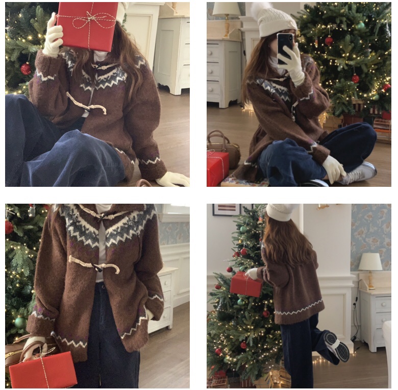 FORMSTUDIO韓國直郵㊣女裝新品熱賣休閑時尚針織衫Sale開衫FORMSTUDIO針織衫