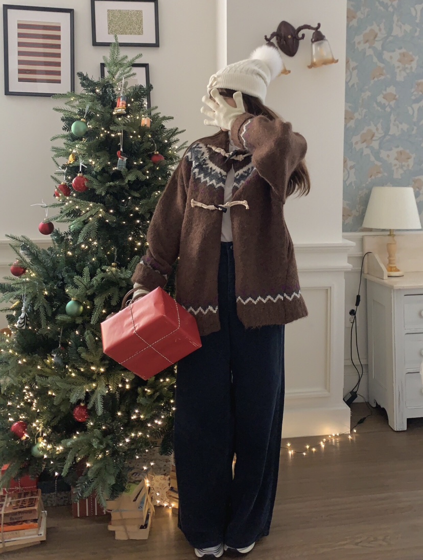 FORMSTUDIO韓國直郵㊣女裝新品熱賣休閑時尚針織衫Sale開衫FORMSTUDIO針織衫圖色1