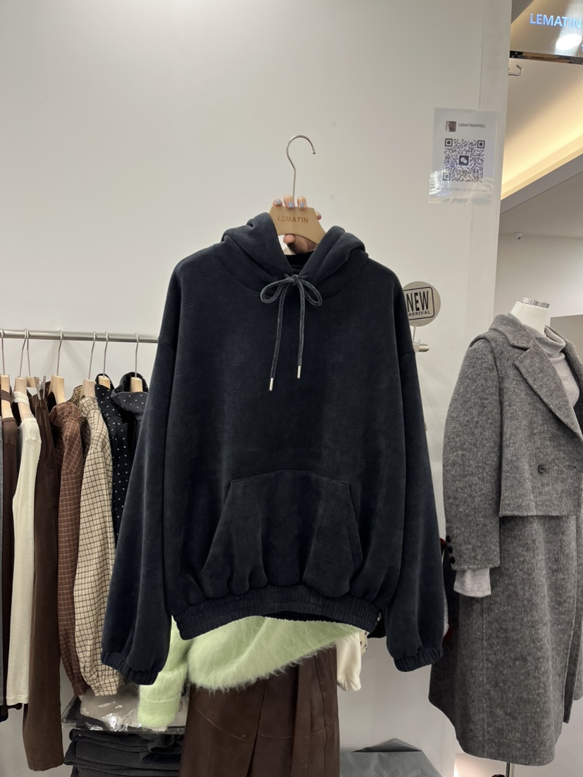 LEMATIN東大門㊣實拍女士新品人氣休閑時尚推薦熱賣衛衣連帽衫LEMATIN衛衣圖色1