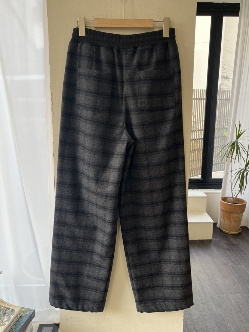 LEMATIN東大門㊣實拍女士新款推薦時尚休閑25秋冬休閑褲格子LEMATIN休閑褲