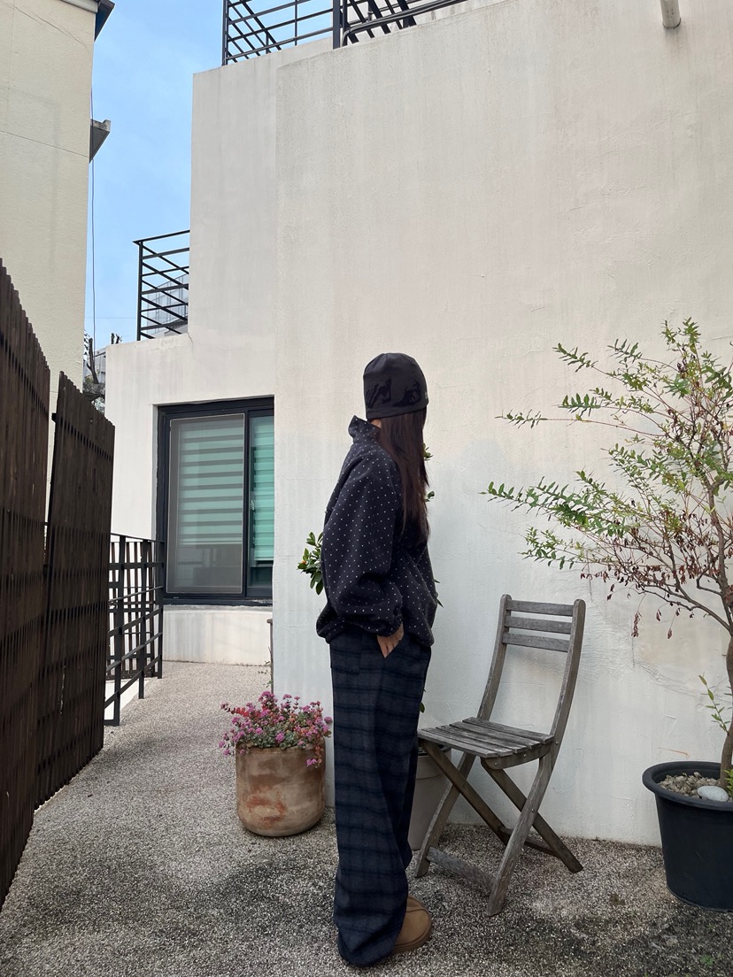 LEMATIN東大門㊣實拍女士新款推薦時尚休閑25秋冬休閑褲格子LEMATIN休閑褲