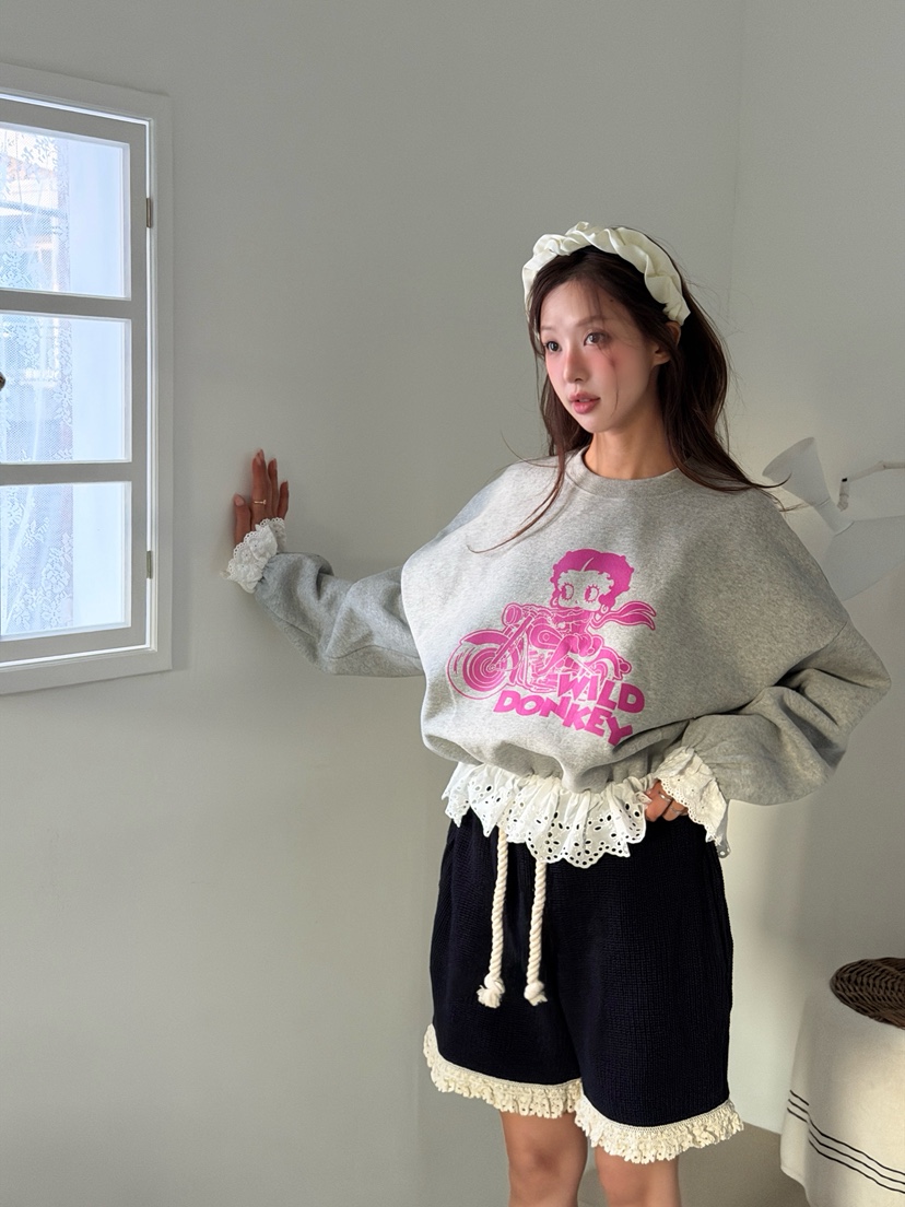 MAISONDEGLORY東大門㊣實拍女裝新款時尚人氣職業熱賣推薦衛衣MAISON DE GLORY衛衣