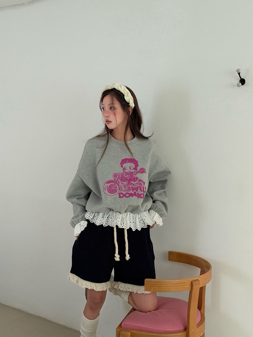 MAISONDEGLORY東大門㊣實拍女裝新款時尚人氣職業熱賣推薦衛衣MAISON DE GLORY衛衣