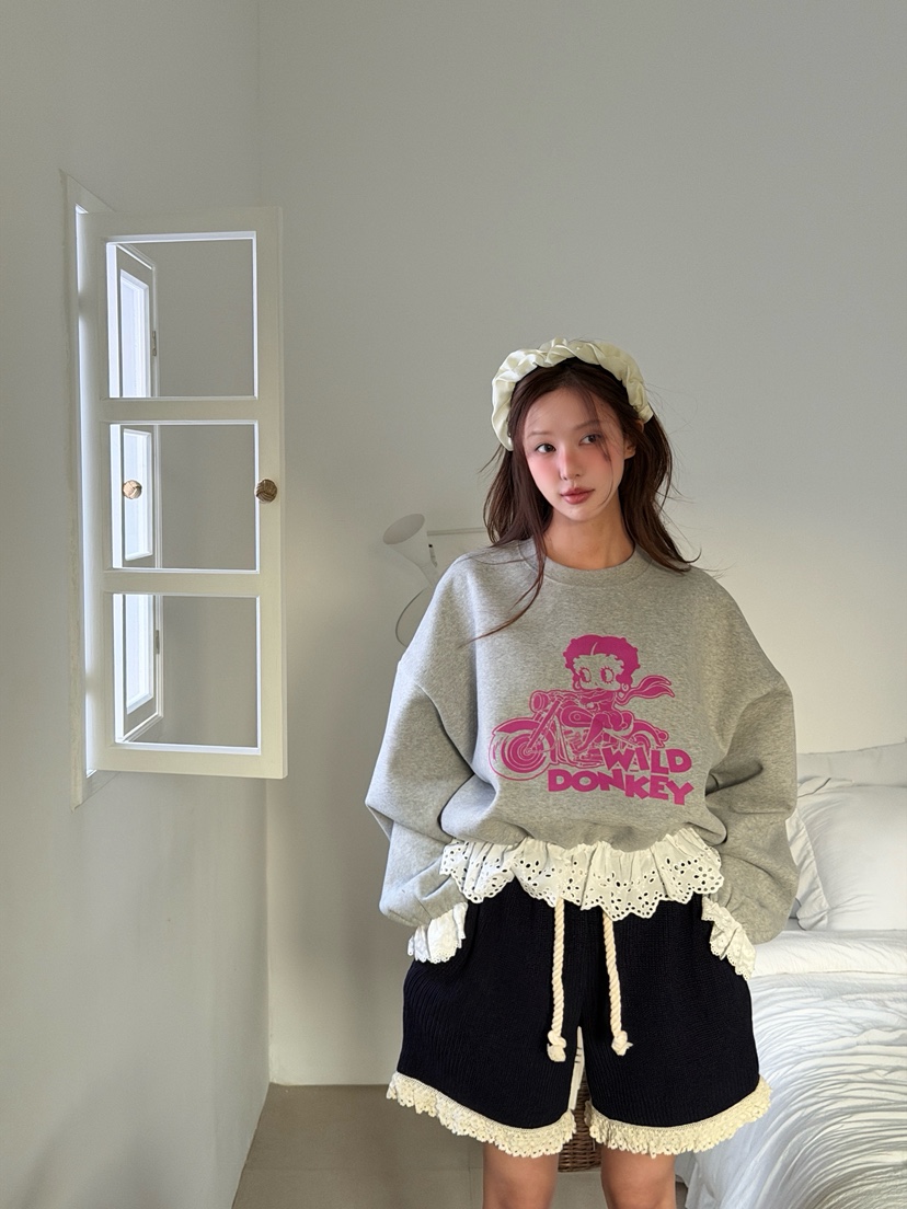 MAISONDEGLORY東大門㊣實拍女裝新款時尚人氣職業熱賣推薦衛衣MAISON DE GLORY衛衣