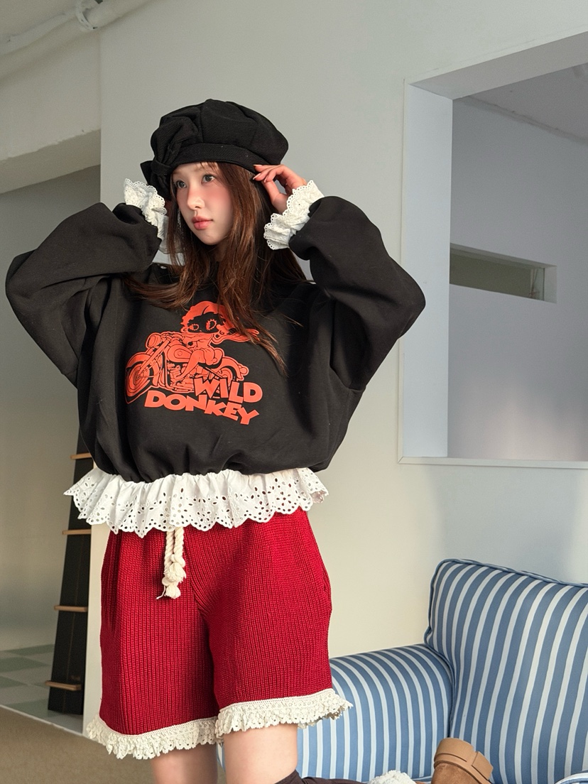 MAISONDEGLORY東大門㊣實拍女裝新款時尚人氣職業熱賣推薦衛衣MAISON DE GLORY衛衣