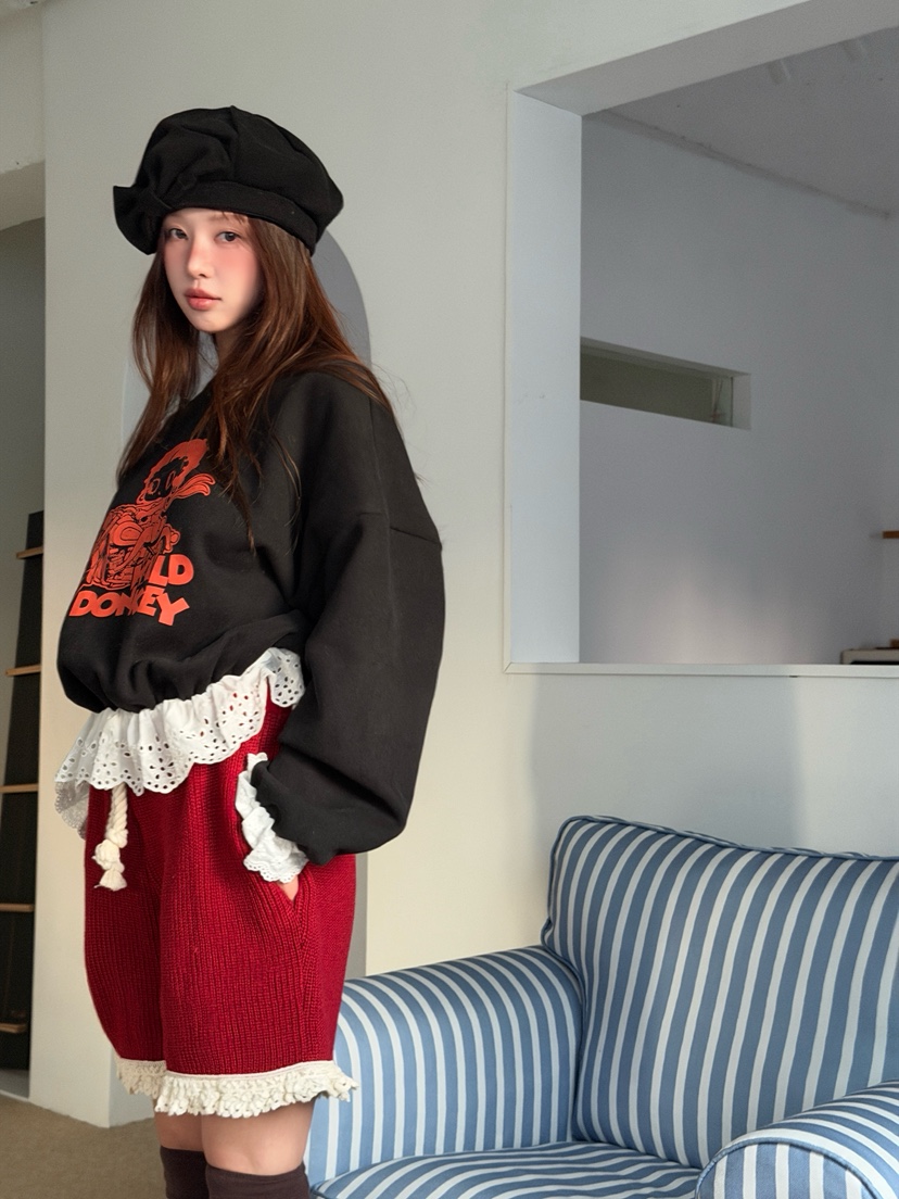 MAISONDEGLORY東大門㊣實拍女裝新款時尚人氣職業熱賣推薦衛衣MAISON DE GLORY衛衣