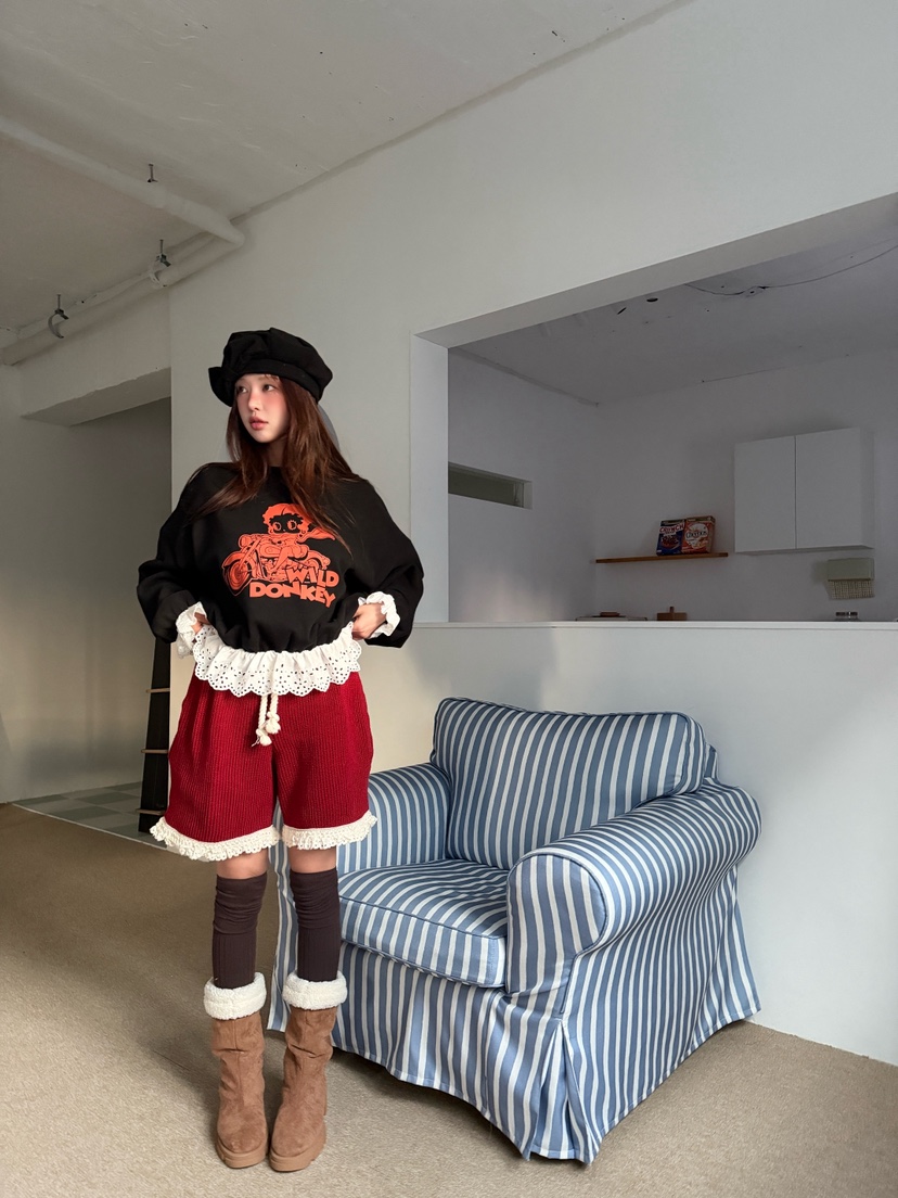 MAISONDEGLORY東大門㊣實拍女裝新款時尚人氣職業熱賣推薦衛衣MAISON DE GLORY衛衣