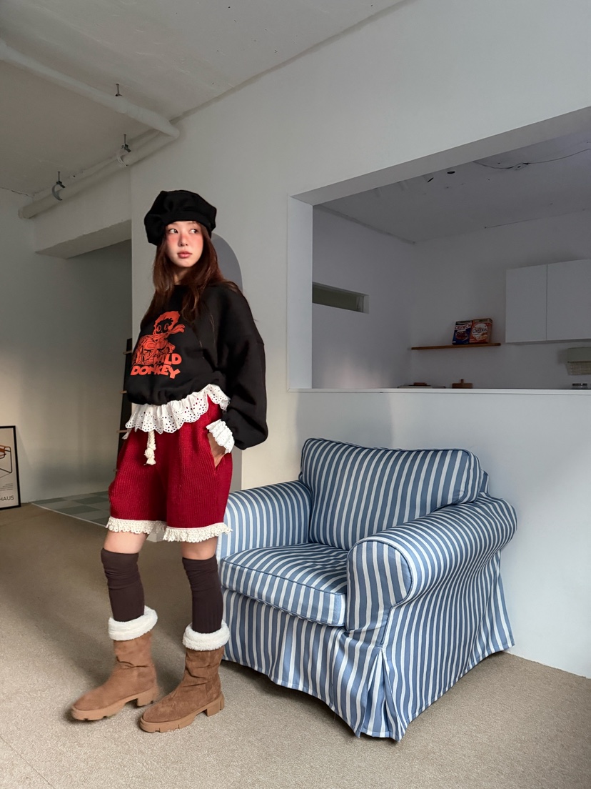 MAISONDEGLORY東大門㊣實拍女裝新款時尚人氣職業熱賣推薦衛衣MAISON DE GLORY衛衣