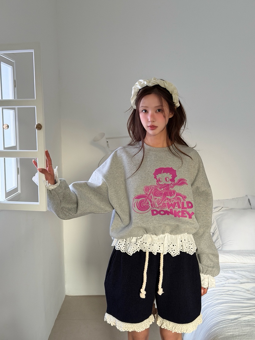 MAISONDEGLORY東大門㊣實拍女裝新款時尚人氣職業熱賣推薦衛衣MAISON DE GLORY衛衣圖色1