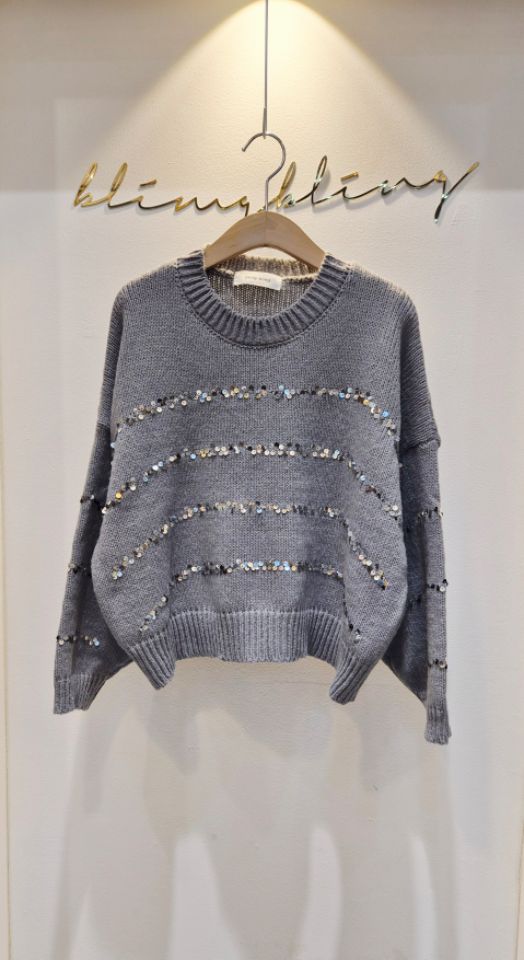 BLING BLING-S韓國代購㊣女士新品人氣休閑職業時尚針織衫BLING BLING-S針織衫圖色2