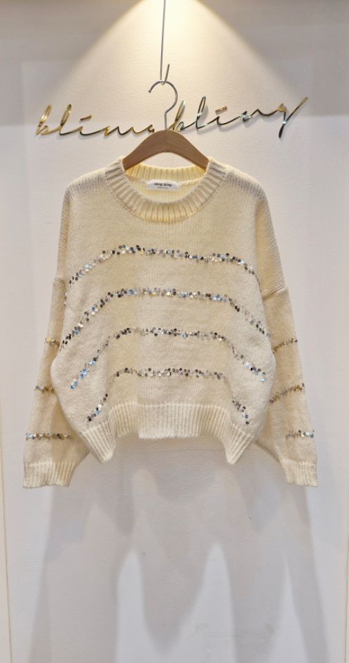 BLING BLING-S韓國代購㊣女士新品人氣休閑職業時尚針織衫BLING BLING-S針織衫圖色3