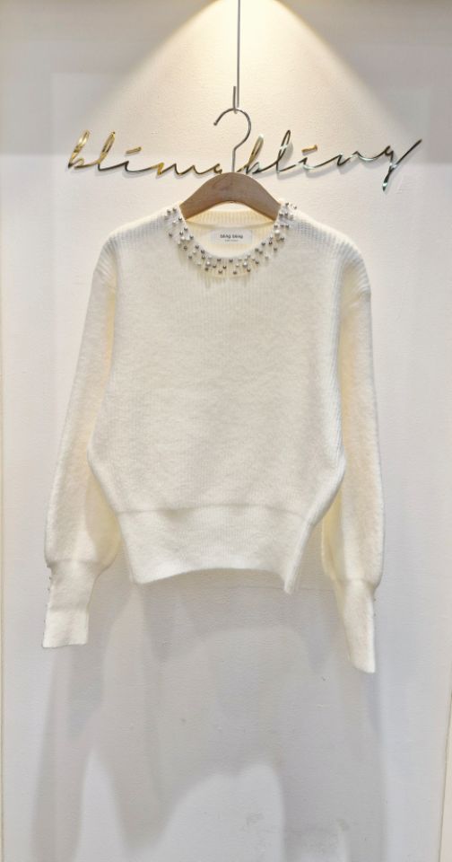 RICO東大門㊣代購女裝新款人氣職業休閑熱賣25秋冬時尚針織衫bling bling/RICO針織衫圖色1