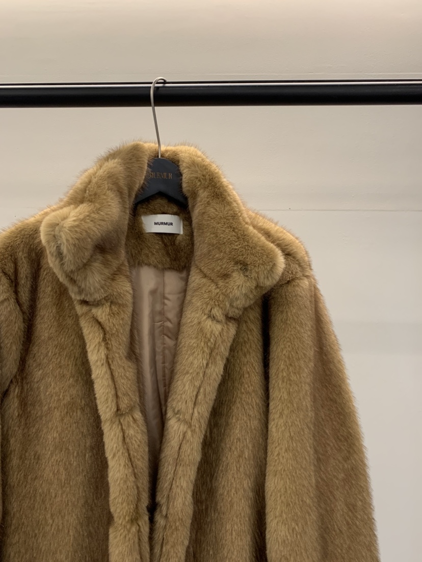 MURMUR東大門㊣代購女裝新品人氣熱賣推薦時尚25秋冬短款大衣MURMUR短款大衣