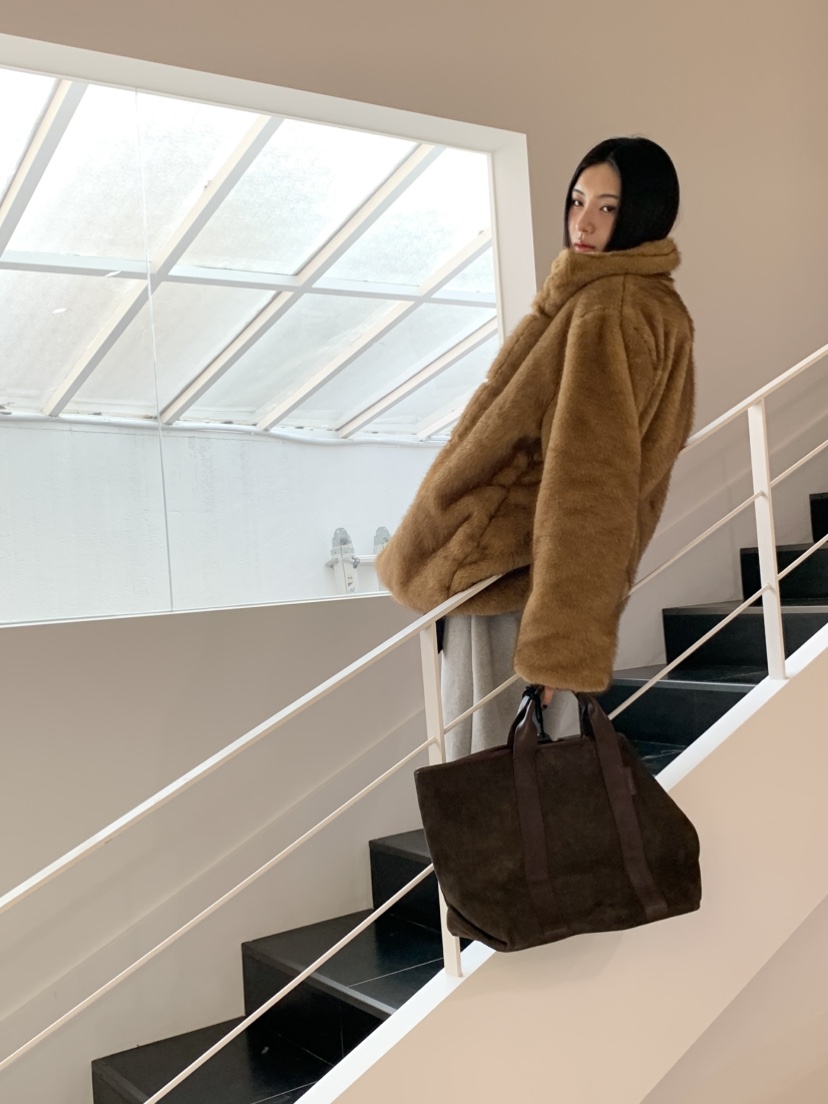 MURMUR東大門㊣代購女裝新品人氣熱賣推薦時尚25秋冬短款大衣MURMUR短款大衣