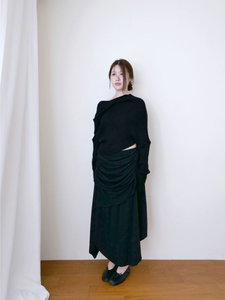 LIVE FOREVER東大門㊣實拍女士新品熱賣25秋冬時尚人氣長裙LIVE FOR_EVER長裙