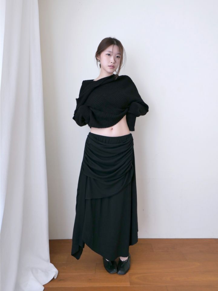 LIVE FOREVER東大門㊣實拍女士新品熱賣25秋冬時尚人氣長裙LIVE FOR_EVER長裙