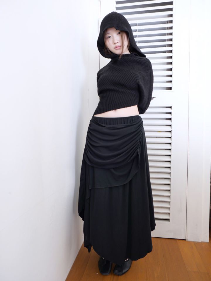 LIVE FOREVER東大門㊣實拍女士新品熱賣25秋冬時尚人氣長裙LIVE FOR_EVER長裙