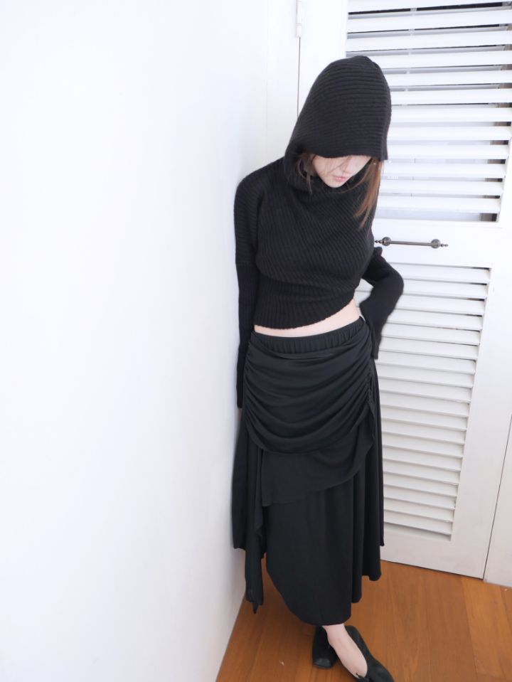 LIVE FOREVER東大門㊣實拍女士新品熱賣25秋冬時尚人氣長裙LIVE FOR_EVER長裙