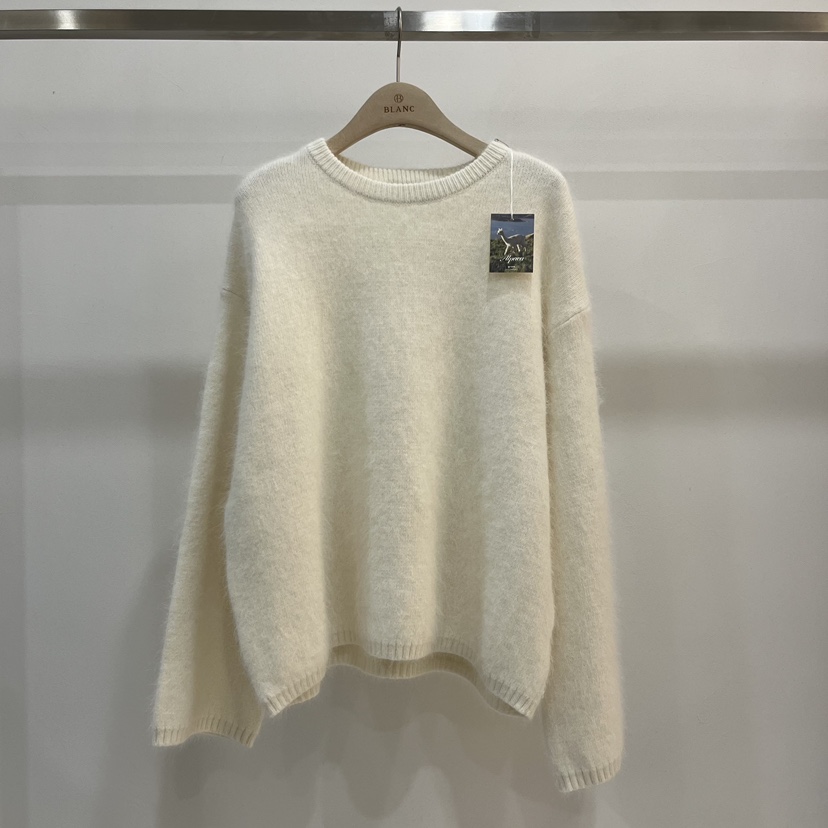 BLANC-A東大門㊣直郵女裝新品休閑25秋冬推薦針織衫羊駝毛BLANC-A針織衫圖色1
