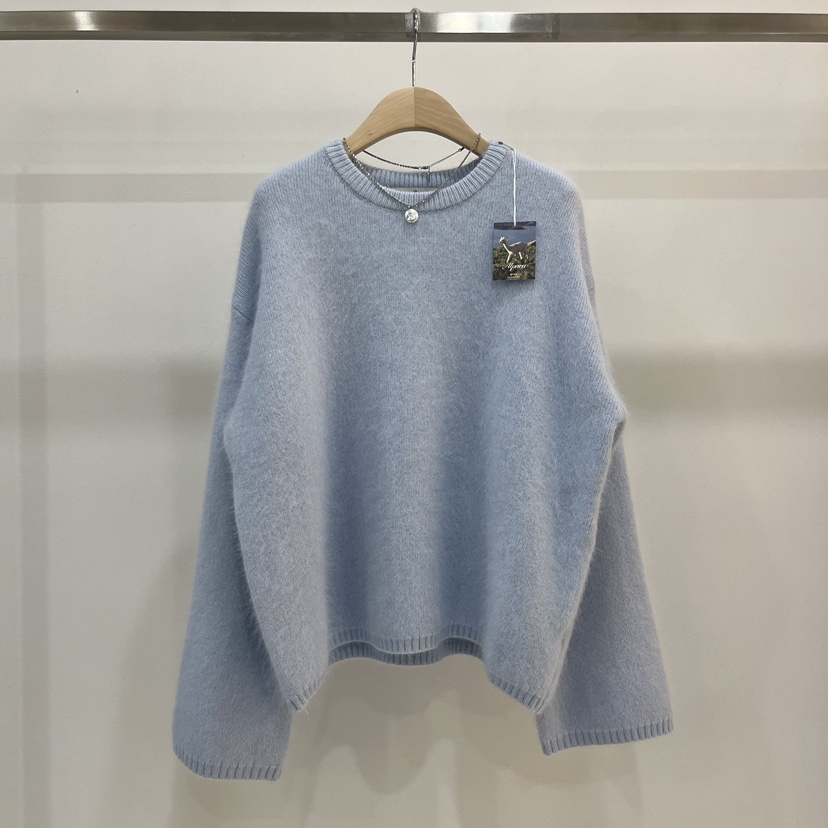 BLANC-A東大門㊣直郵女裝新品休閑25秋冬推薦針織衫羊駝毛BLANC-A針織衫圖色2