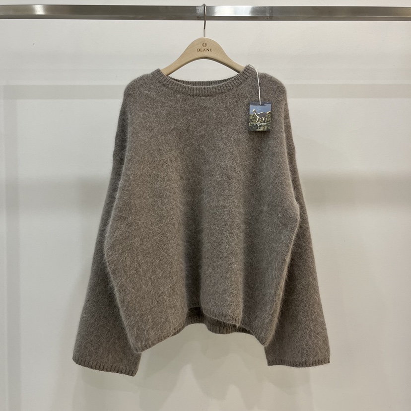 BLANC-A東大門㊣直郵女裝新品休閑25秋冬推薦針織衫羊駝毛BLANC-A針織衫圖色4