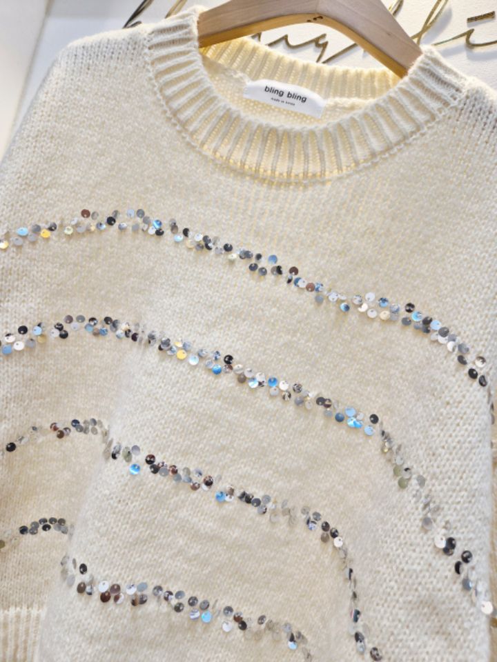 RICO東大門㊣代購女裝新款人氣職業休閑25秋冬推薦熱賣針織衫bling bling/RICO針織衫