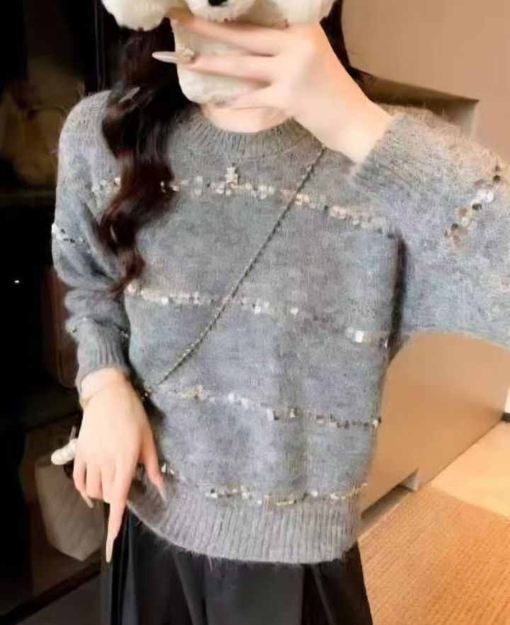 RICO東大門㊣代購女裝新款人氣職業休閑25秋冬推薦熱賣針織衫bling bling/RICO針織衫