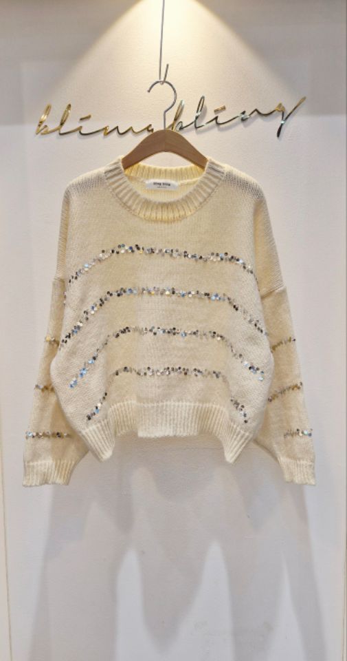 RICO東大門㊣代購女裝新款人氣職業休閑25秋冬推薦熱賣針織衫bling bling/RICO針織衫圖色1