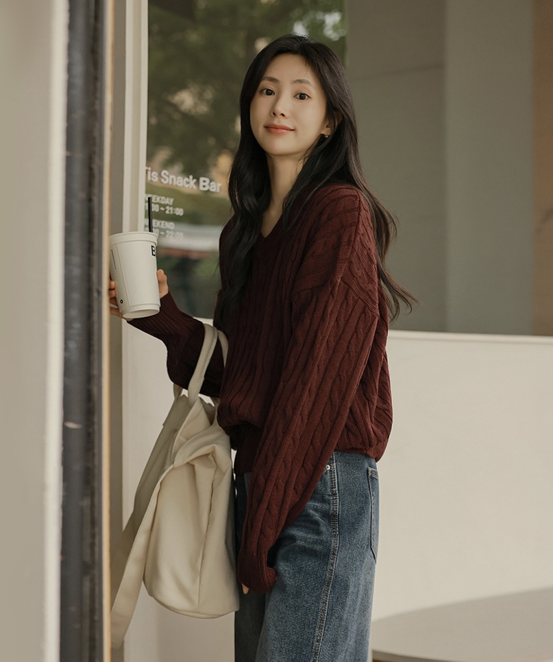 BLACK NOTE東大門㊣直郵女裝新款休閑時尚推薦25秋冬職業毛衣BLACK NOTE毛衣