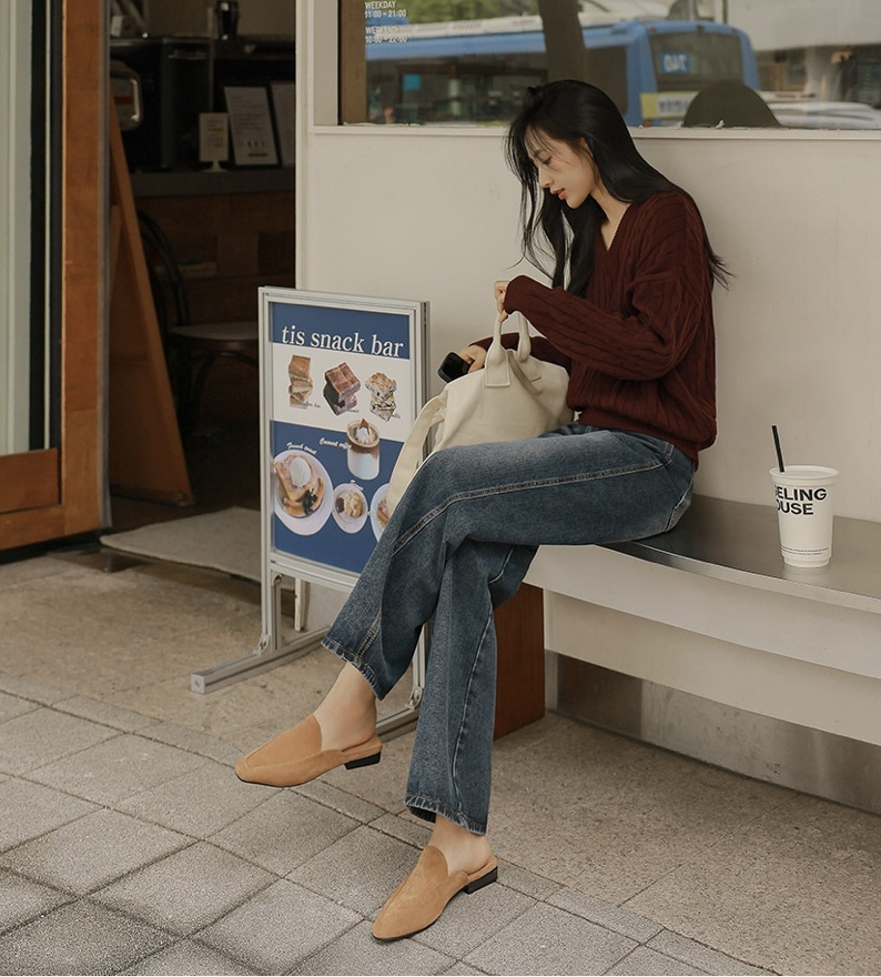 BLACK NOTE東大門㊣直郵女裝新款休閑時尚推薦25秋冬職業毛衣BLACK NOTE毛衣