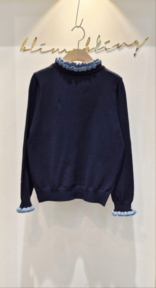 RICO東大門㊣代購女士新款推薦25秋冬人氣職業熱賣時尚針織衫bling bling/RICO針織衫