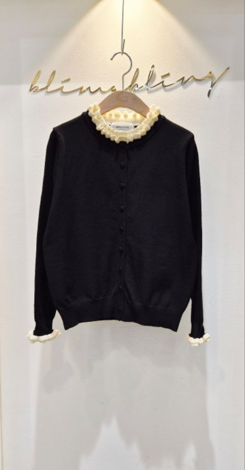 RICO東大門㊣代購女士新款推薦25秋冬人氣職業熱賣時尚針織衫bling bling/RICO針織衫圖色1