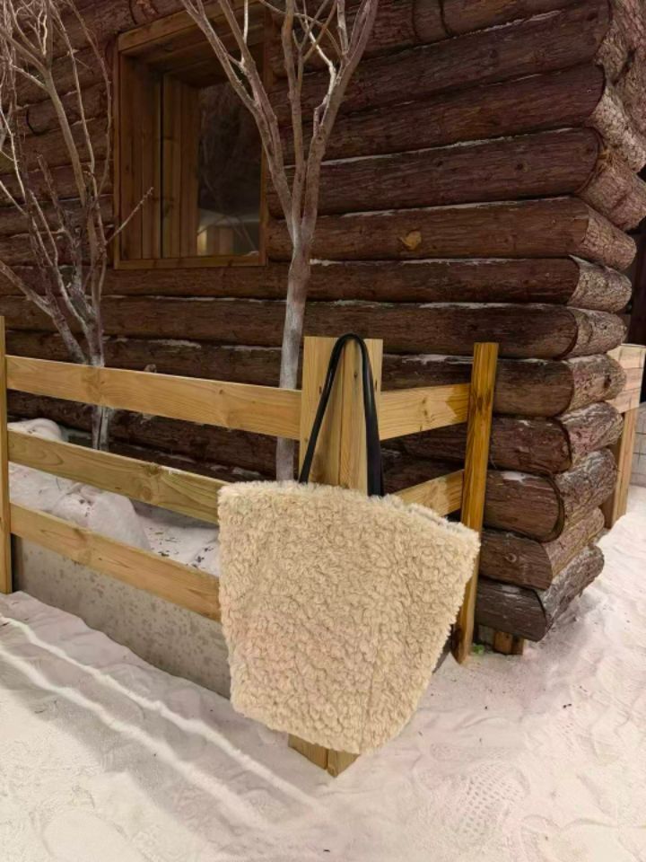 TROUVAILLE韓國代購㊣女裝新款推薦人氣職業單肩斜跨包羊皮TROUVAILLE單肩/斜跨包