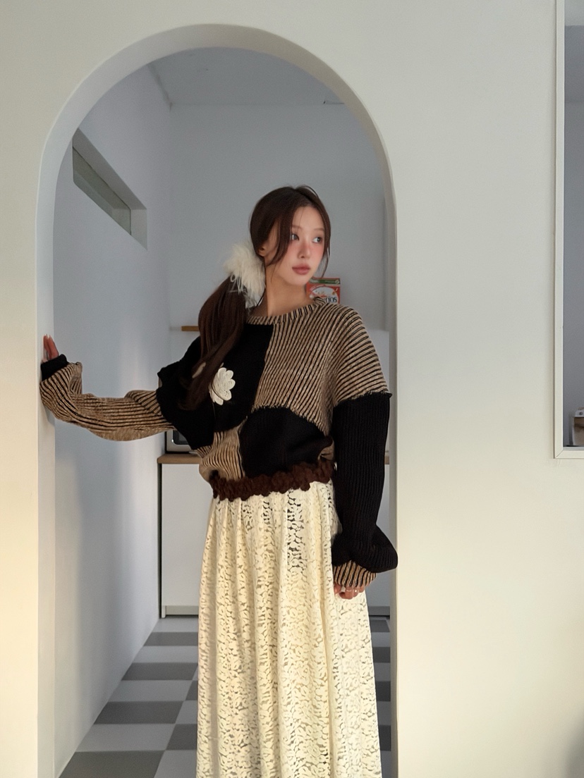 MAISONDEGLORY東大門㊣直郵女裝新品人氣時尚25秋冬熱賣毛衣MAISON DE GLORY毛衣