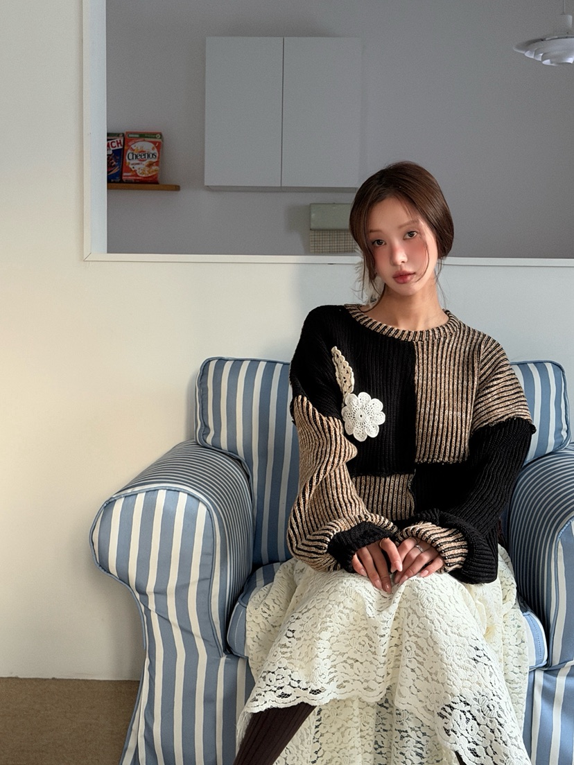 MAISONDEGLORY東大門㊣直郵女裝新品人氣時尚25秋冬熱賣毛衣MAISON DE GLORY毛衣圖色1