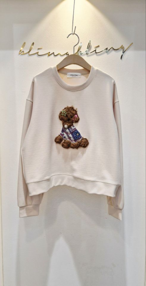 RICO東大門㊣代購女士新品熱賣人氣推薦休閑職業25秋冬衛衣bling bling/RICO衛衣圖色2