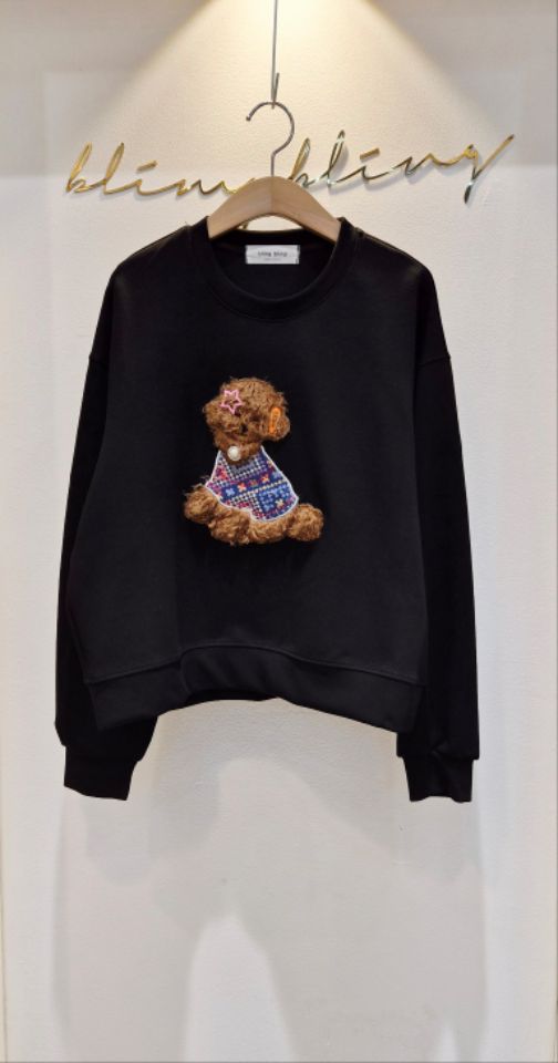 RICO東大門㊣代購女士新品熱賣人氣推薦休閑職業25秋冬衛衣bling bling/RICO衛衣圖色3