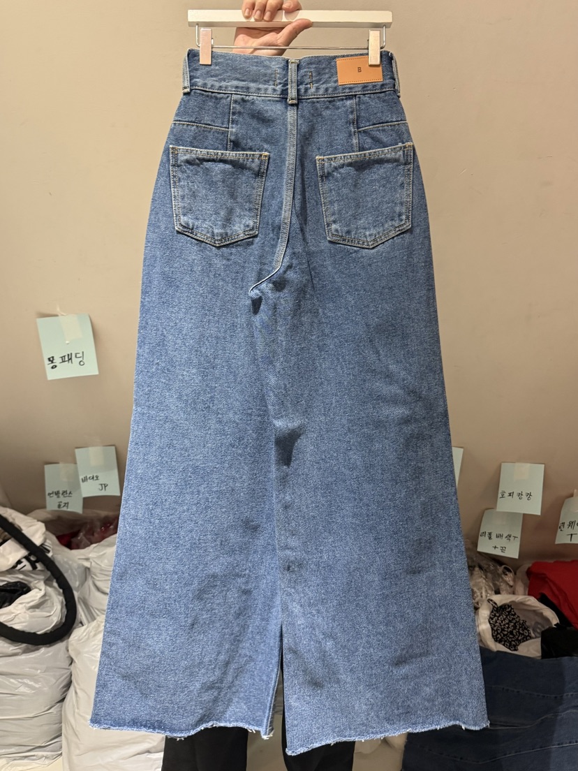 BELITA-L韓國直郵㊣女士新品休閑推薦25秋冬牛仔褲加絨抓絨BELITA-L牛仔褲