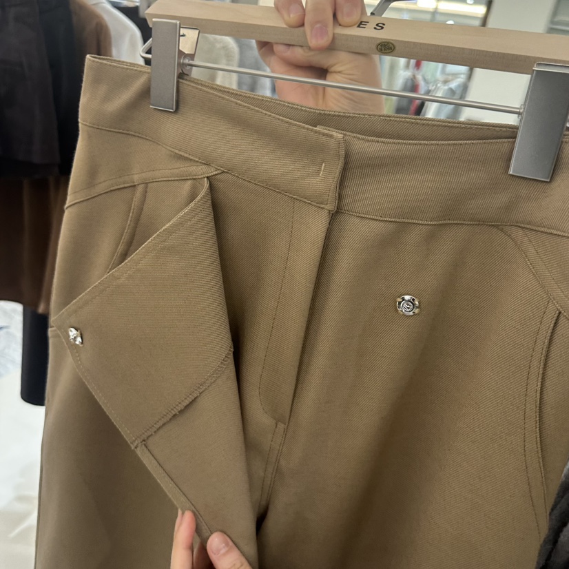 BES東大門㊣代購女裝新品熱賣人氣推薦25秋冬職業休閑休閑褲BES SEOUL休閑褲