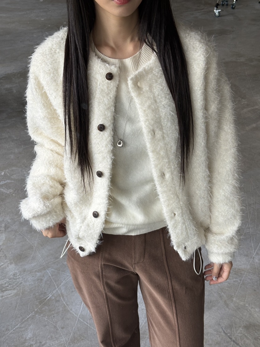 Verbena東大門㊣實拍女士新品25秋冬職業時尚休閑人氣針織衫Verbena針織衫