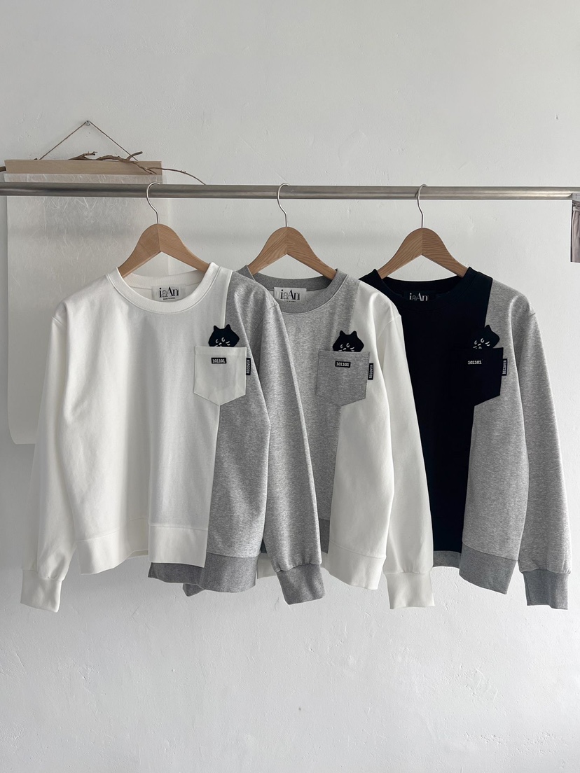 IAAN韓國直郵㊣女裝新品25秋冬休閑職業推薦熱賣時尚人氣衛衣iaAn衛衣