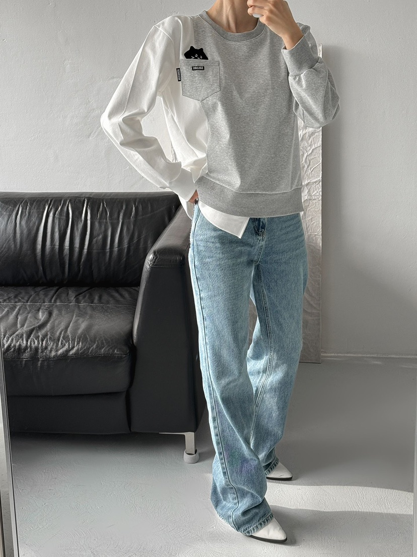 IAAN韓國直郵㊣女裝新品25秋冬休閑職業推薦熱賣時尚人氣衛衣iaAn衛衣