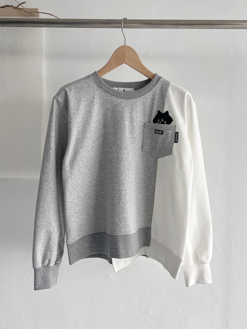 IAAN韓國直郵㊣女裝新品25秋冬休閑職業推薦熱賣時尚人氣衛衣iaAn衛衣圖色1