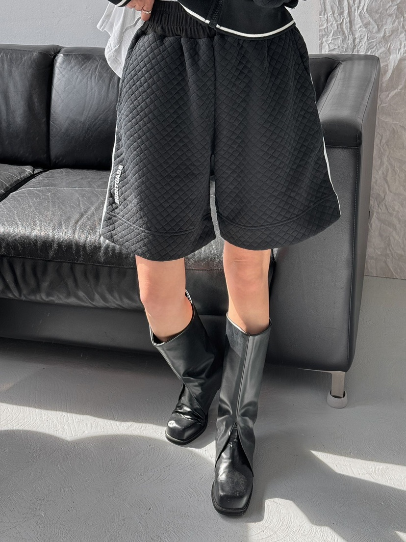 IAAN韓國代購㊣女裝新品人氣休閑25秋冬職業時尚推薦熱賣短褲iaAn短褲圖色1