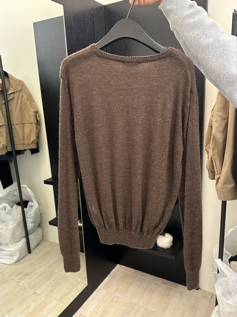 MOANI東大門㊣實拍女裝新款職業25秋冬時尚休閑推薦針織衫羊駝MOANI針織衫