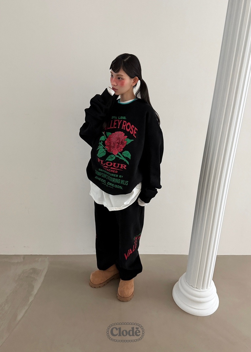 CLODE韓國代購㊣女裝新款職業推薦人氣休閑時尚熱賣25秋冬衛衣CLODE衛衣